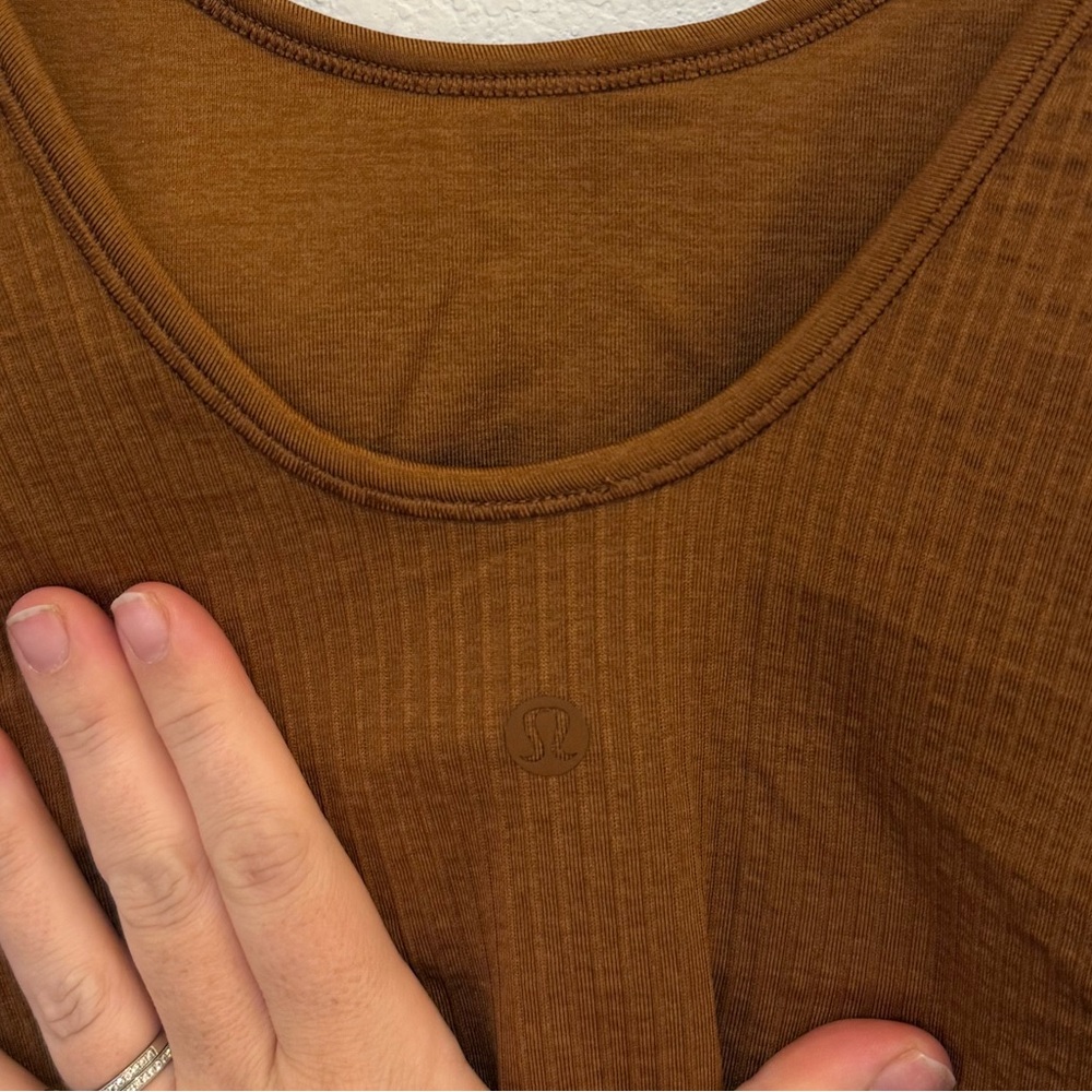 Lululemon Ebb to Street Bodysuit *Light Support, B/C Cups
Copper Brown Size 6 - Picture 5 of 6